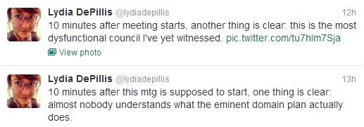 Eminent Domain Tweet